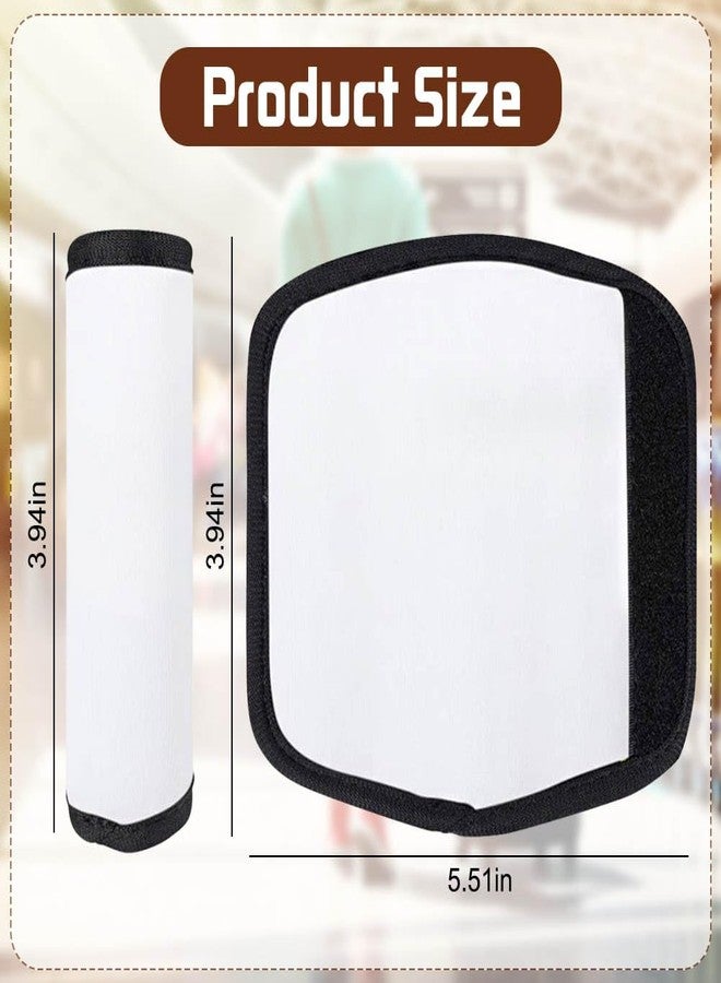 VIOKKO Sublimation Blanks Luggage Handle Grips Wraps Neoprene Comfort Luggage Tag Bulk Identifier Marker for Travel Bag Luggage Suitcase, 20Pcs - Image 2